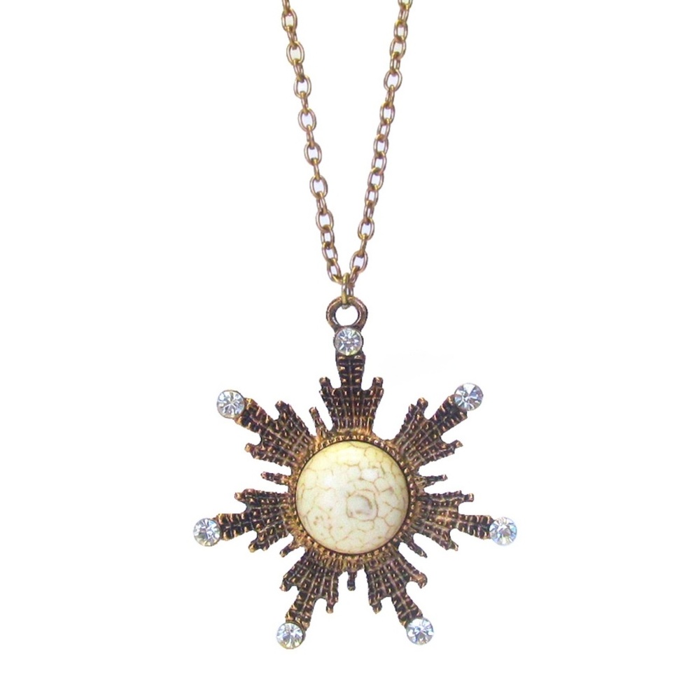 Sunburst Pendant Necklace